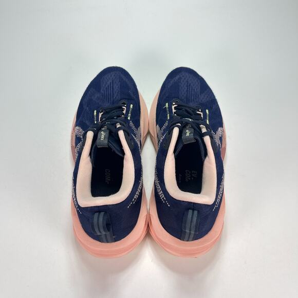 ASICS Novablast 5 Dark Blue Pink Lightweight Running Shoes 1012B765 Women's Sz 8 - Picture 6 of 11